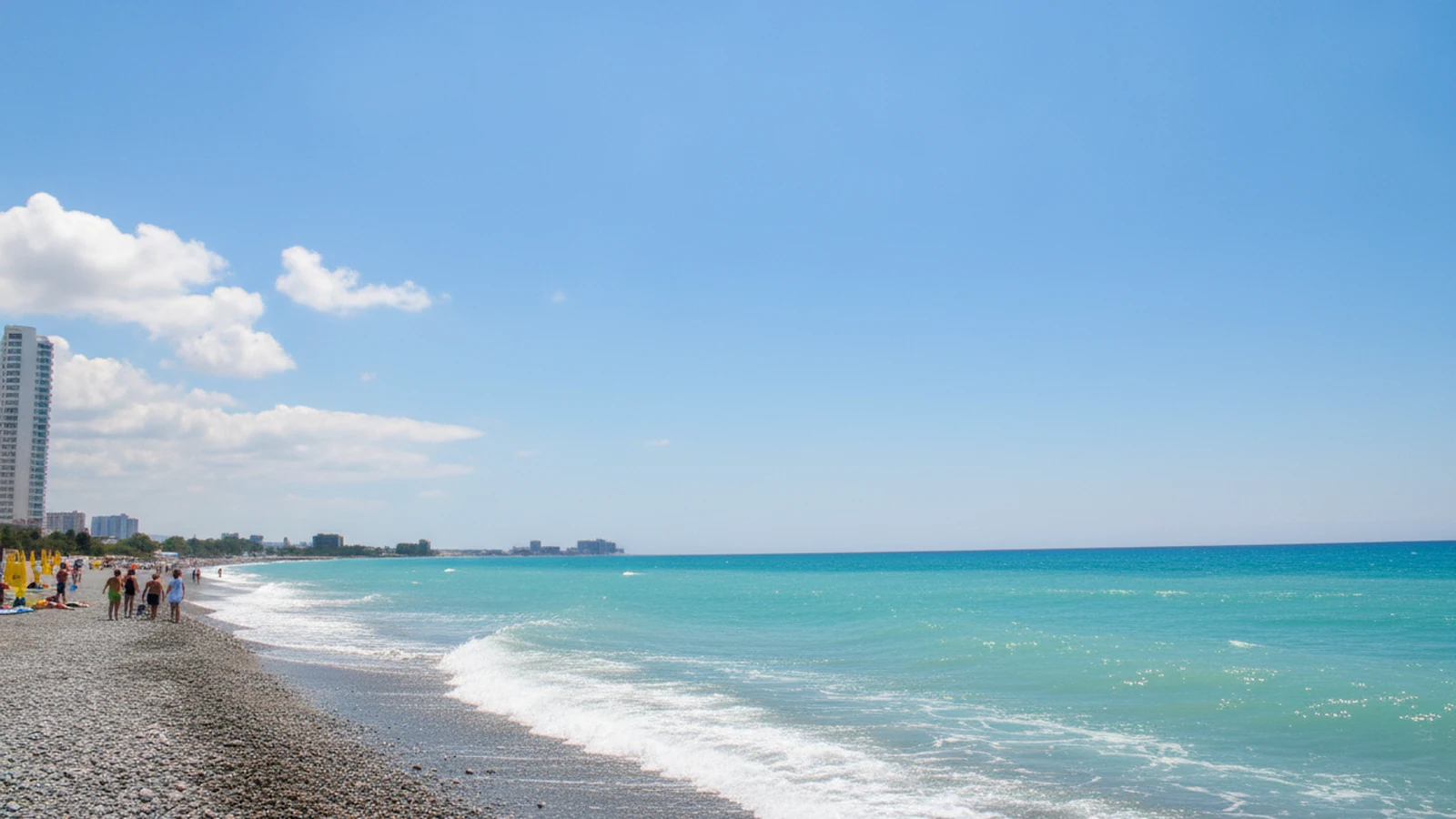 La spiaggia e il mare di Rossano